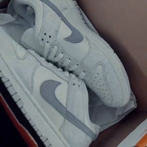 Purple Nike low dunks